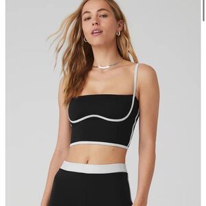 Airbrush streamlined bra tank ALO size: xs nwt